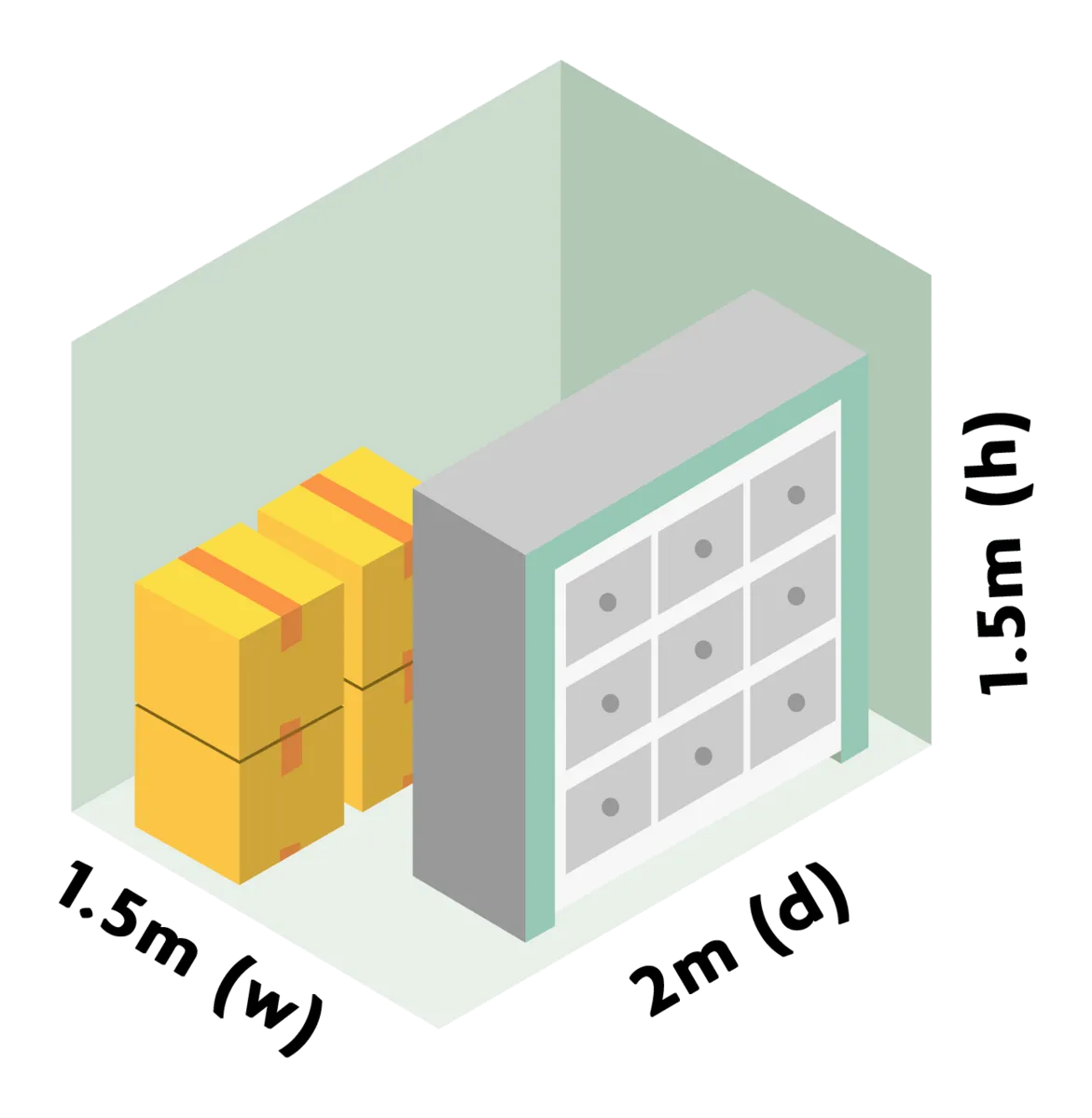 Extra small units storage unit
