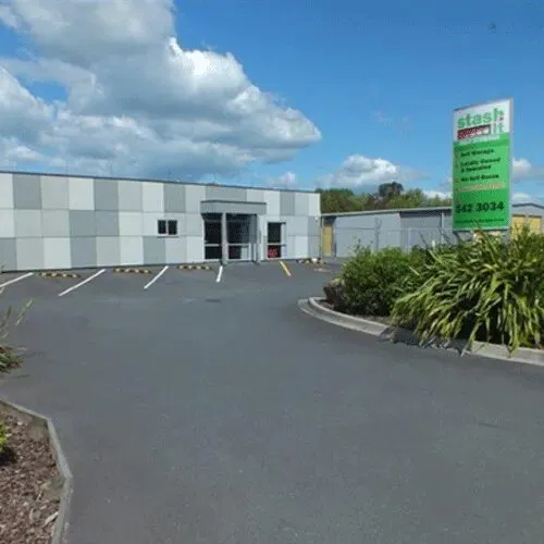 Stash-It Papamoa building and car park