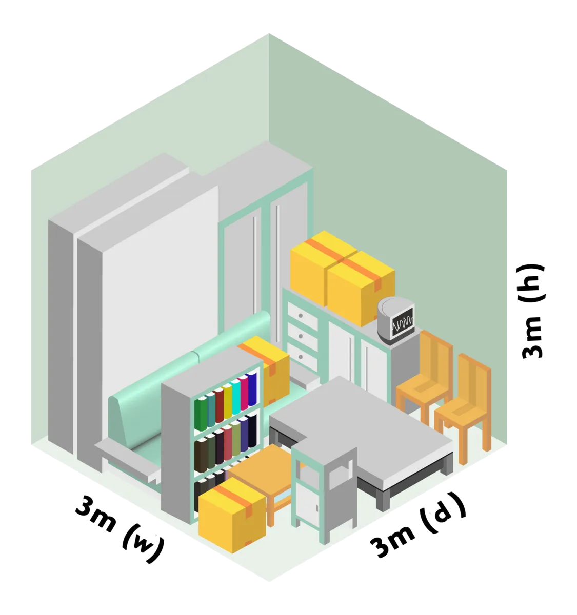 2 bedroom storage unit