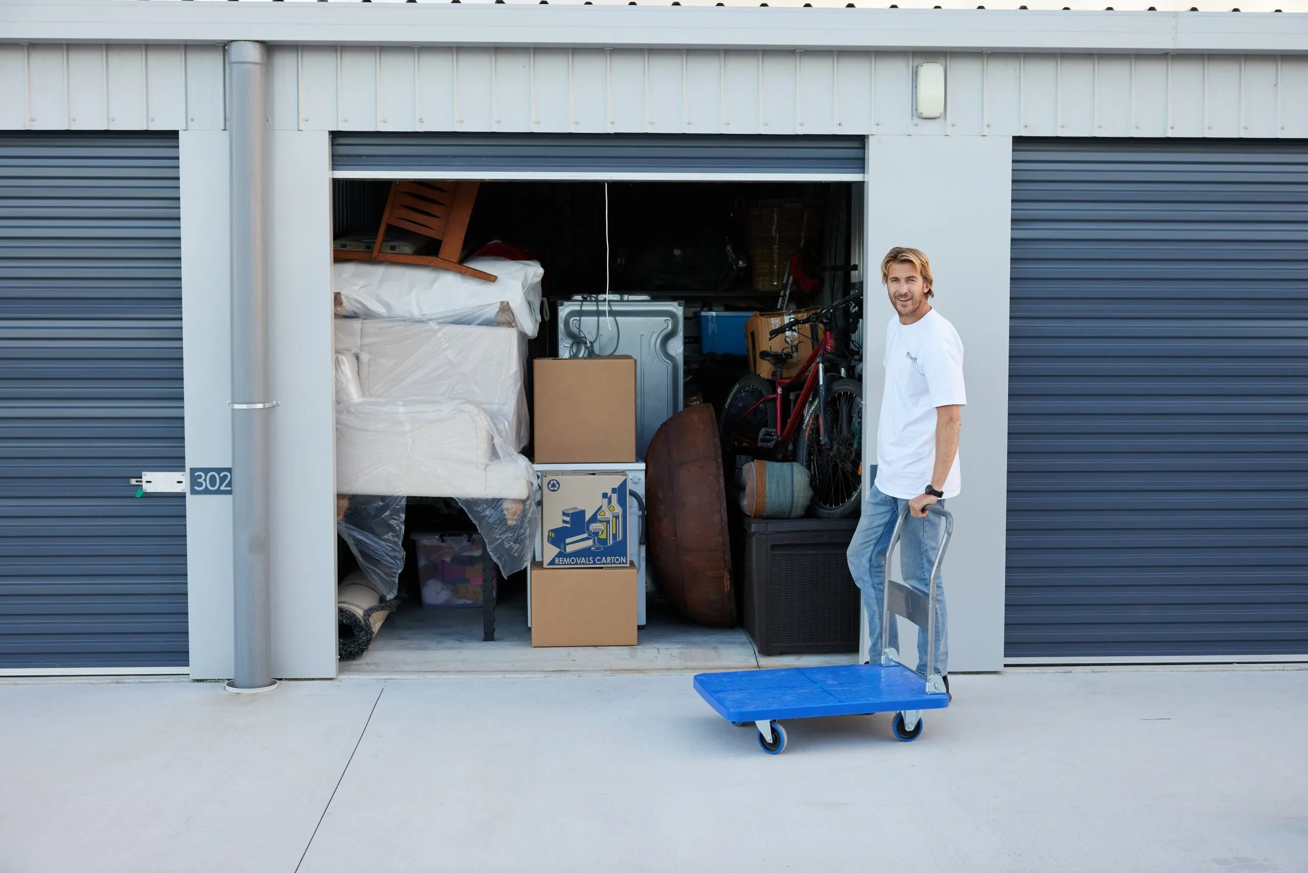A well-organised storage unit